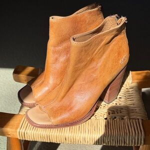 Tan Leather Ankle Boots Bed Stu
